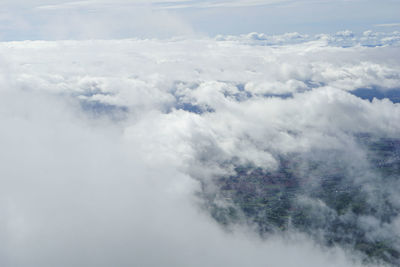 Low angle view of clouds in sky