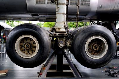 Close-up of machine part