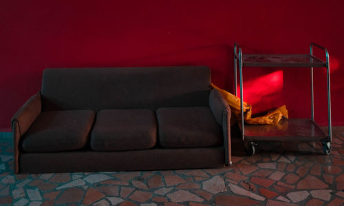 Empty chairs at home