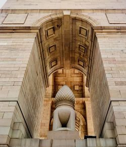 Low angle view of  india gate