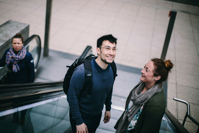 Portrait of a smiling young couple