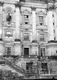 Low angle view of historical building
