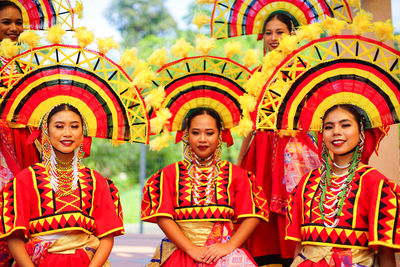 Portrait of a smiling young couple