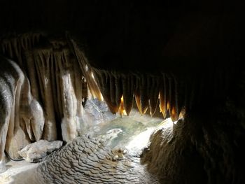 Close-up of cave