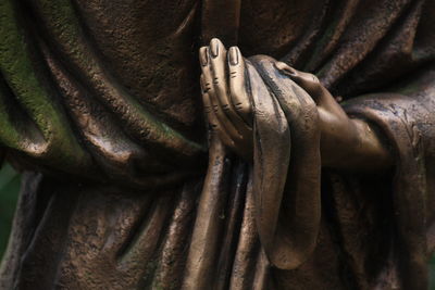 Close-up of statue