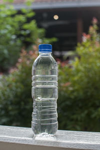 Close-up of water bottle