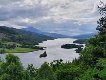 Looking down loch tummel from queens view