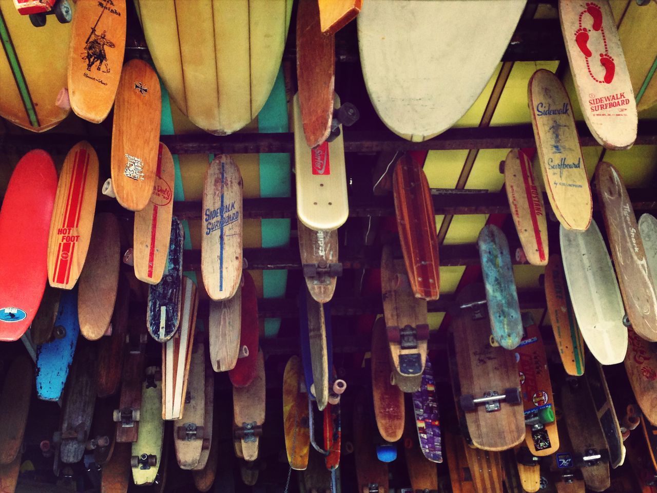 large group of objects, variation, choice, abundance, indoors, arrangement, retail, for sale, order, in a row, still life, market stall, full frame, display, market, backgrounds, collection, side by side, high angle view, multi colored