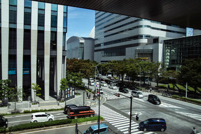 Traffic on city street