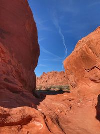 View of rock formations