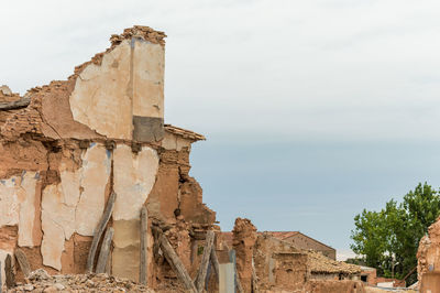 Belchite  village is maintained as a ghost town.