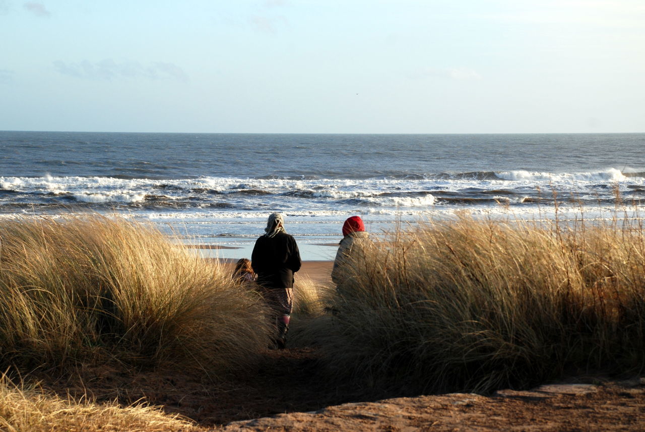 Scottish beach winter