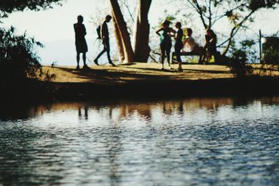 People in water