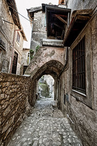 Low angle view of old building