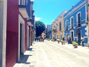 View of city street