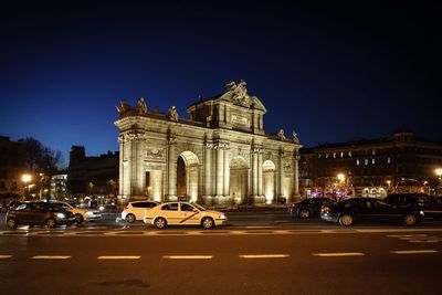 City street at night