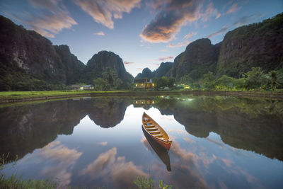 Beautiful karst hill from indoensia