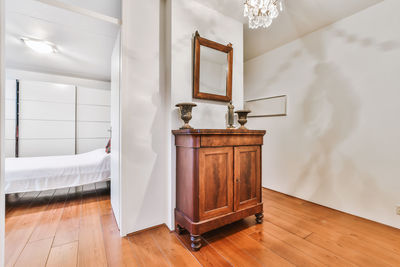 View of wooden floor at home