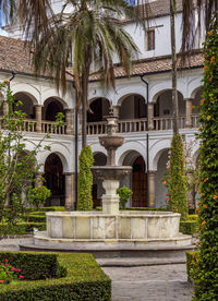 Entrance of historic building