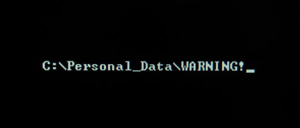 Close-up of text against black background
