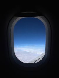 View of train against sky