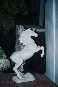 View of a horse statue