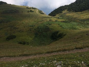 View of hill against sky