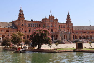 Buildings in water