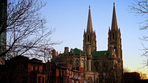 Low angle view of church