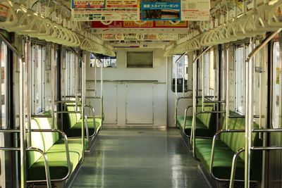 Interior of abandoned building