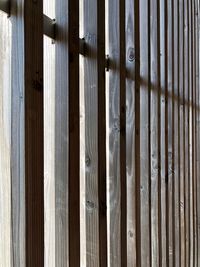 Full frame shot of wooden fence