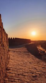 Sunrise at the city wall