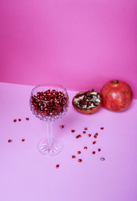 Close-up of fruits against white background