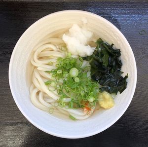 High angle view of meal served in bowl