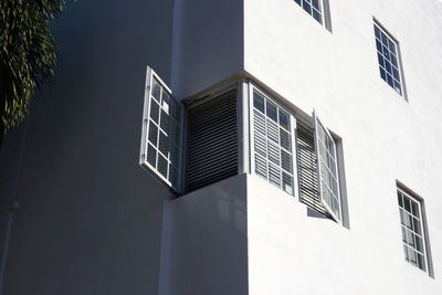 Low angle view of modern building