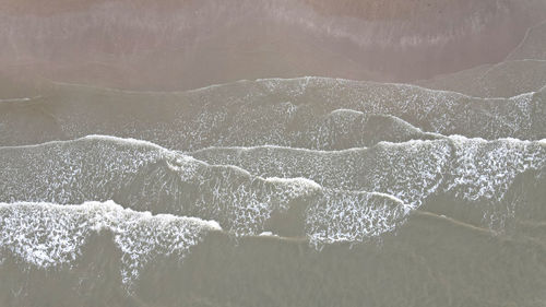 Full frame shot of frozen sea