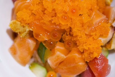 Close-up of food in plate