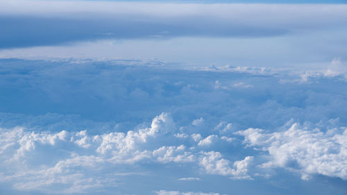 Low angle view of clouds in sky