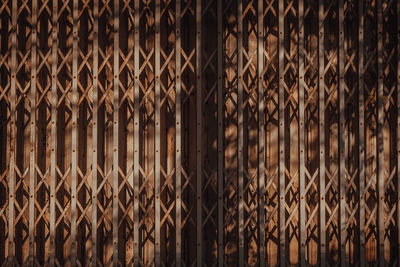 Metal door rusty corroded texture background an old iron door that rusted.