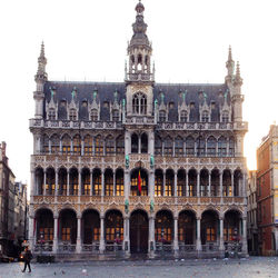 Facade of historic building against sky