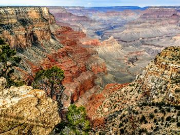 Scenic view of dramatic landscape