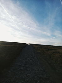 Road passing through landscape