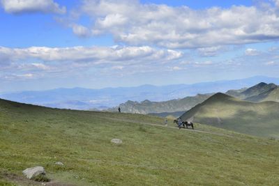 Scenic view of landscape against sky