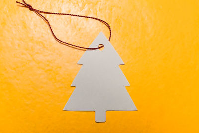 Directly above shot of clothespin on wall