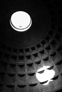 Low angle view of spiral staircase