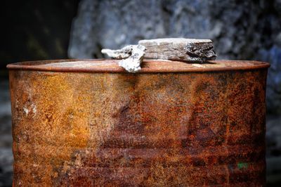 Close-up of rusty metal