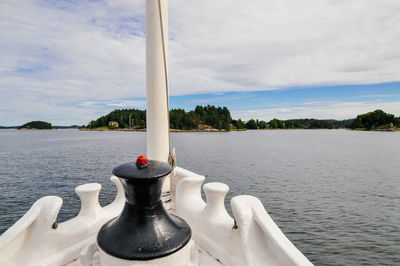 Reflection of clouds in water