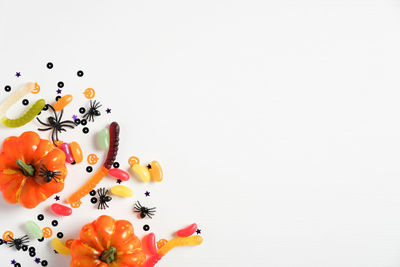 Close-up of orange fruits on table