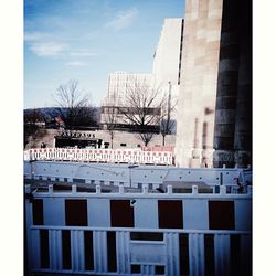 Low angle view of building against sky