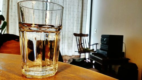 Close-up of drink on table